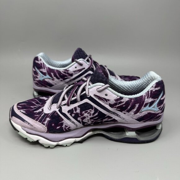 Mizuno Wave Creation 15 Women’s Size 6.5 Purple Blue Athletic Running Shoes - Picture 2 of 9